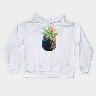 Indoor cactus plant Kids Hoodie